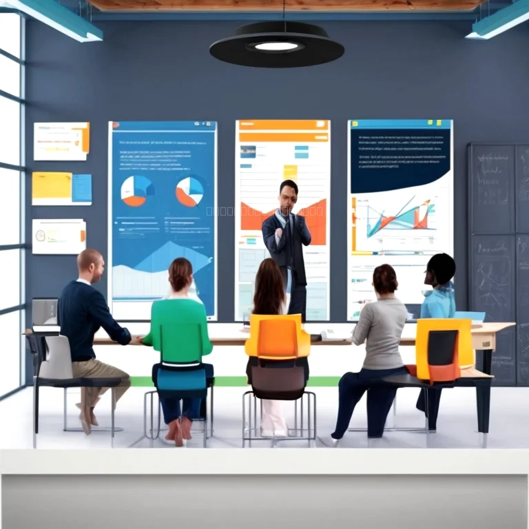 Professional learning and skill development illustration